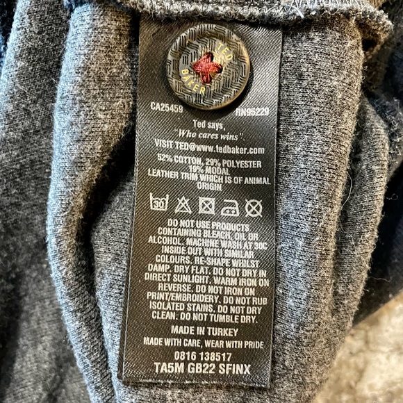 Ted Baker Shawl Collar Sweater / Sweatshirt - Picture 5 of 5